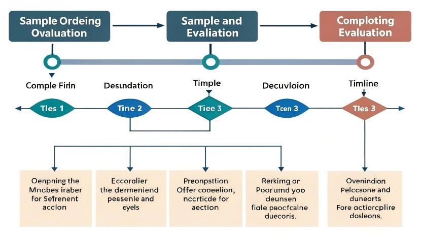 "Supplier verification process flowchart showing key verification steps"