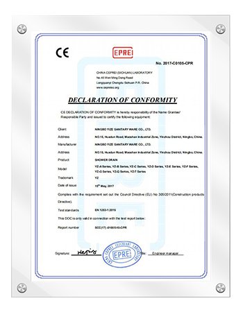 CE Certificate
