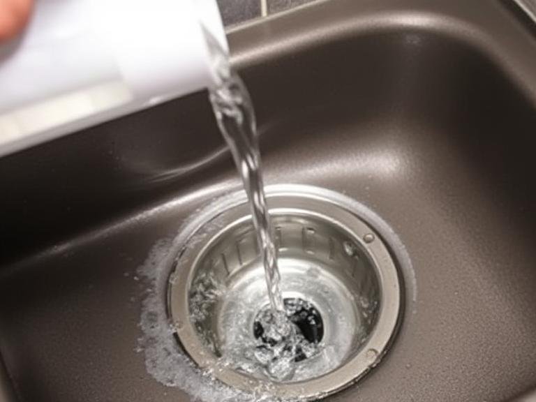 Pour Boiling Water to Unclog a Shower Drain Naturally