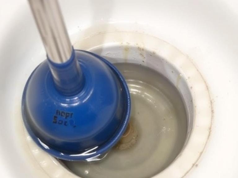 Use a Plunger for Deeper Clogs to Clean a Shower Drain