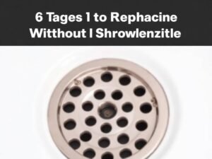 6 Steps to Replace a Shower Drain Without Removing the Shower