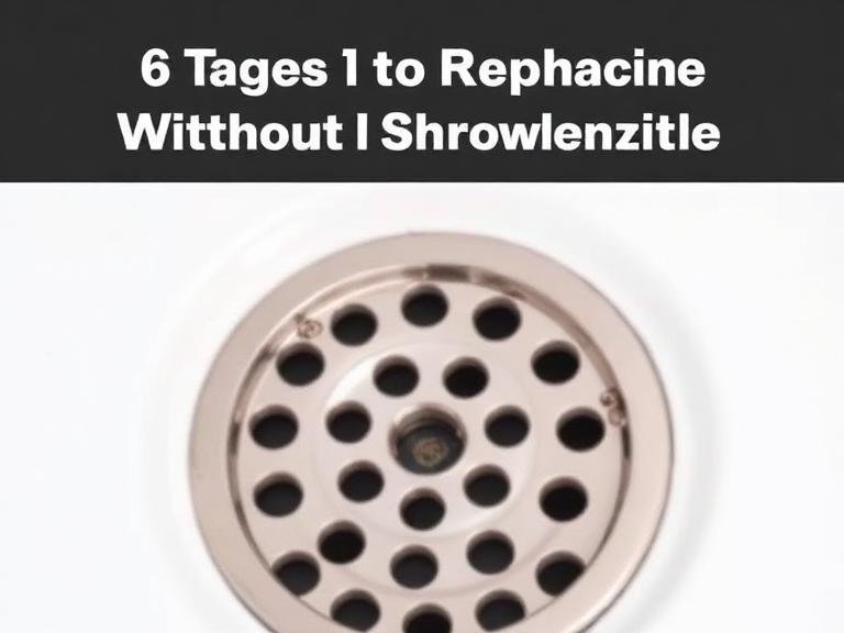 6 Steps to Replace a Shower Drain Without Removing the Shower