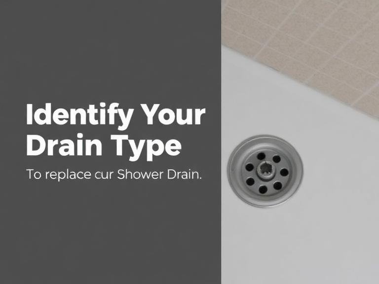 Identify Your Drain Type to Replace a Shower Drain Without Removing the Shower
