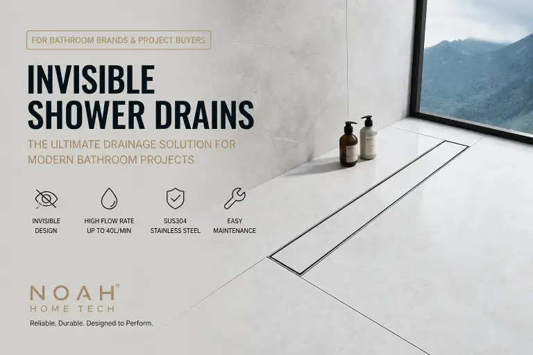 invisible shower drains improve bathroom projects