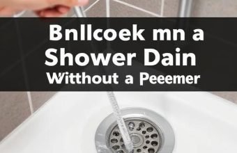 Unblock a Shower Drain Without a Plunger Unblock a Shower Drain Without a Plunger