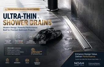ultra-thin shower drain for project buyers